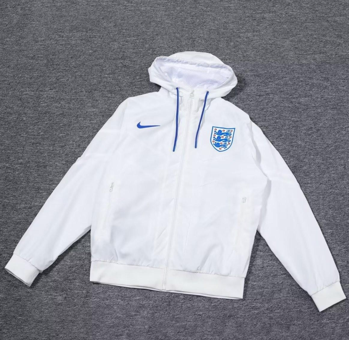 England Windbreaker White