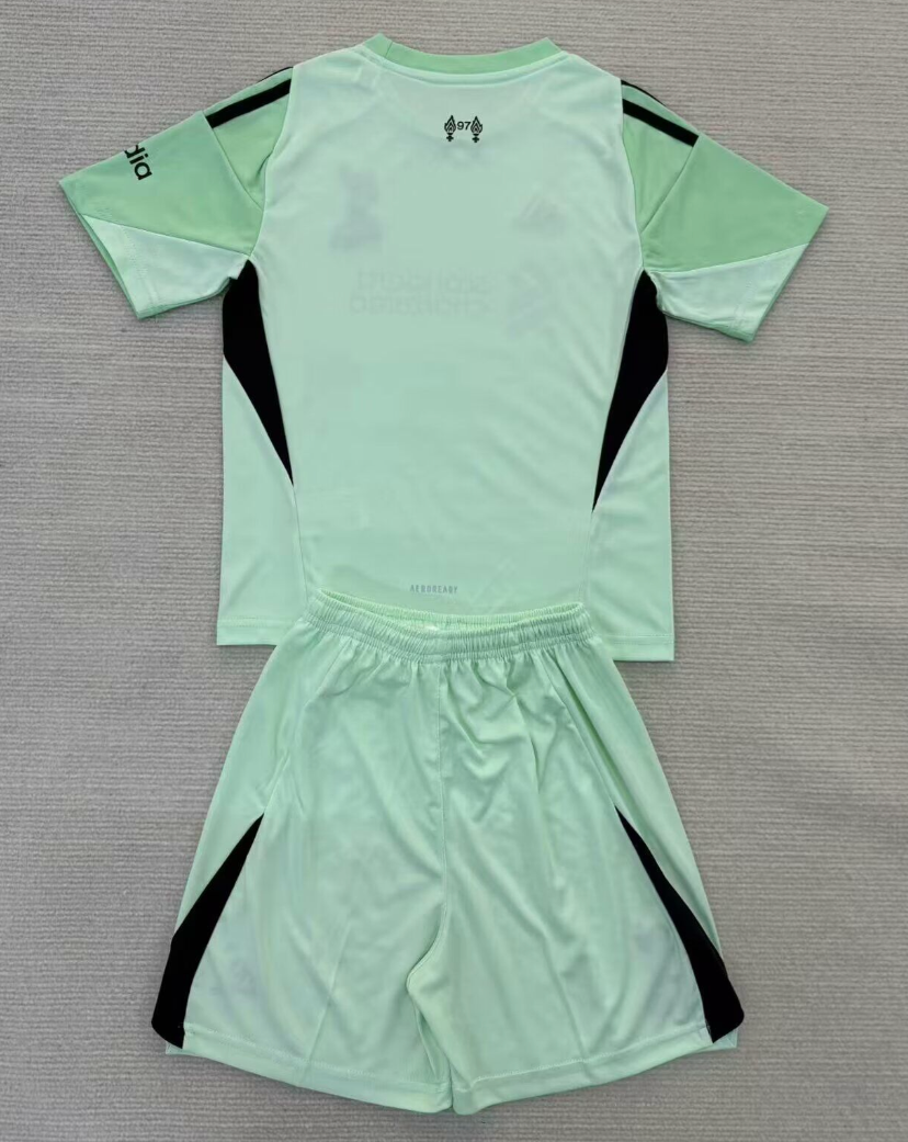 Kids Liverpool Goalkeeper Kit 2025/26