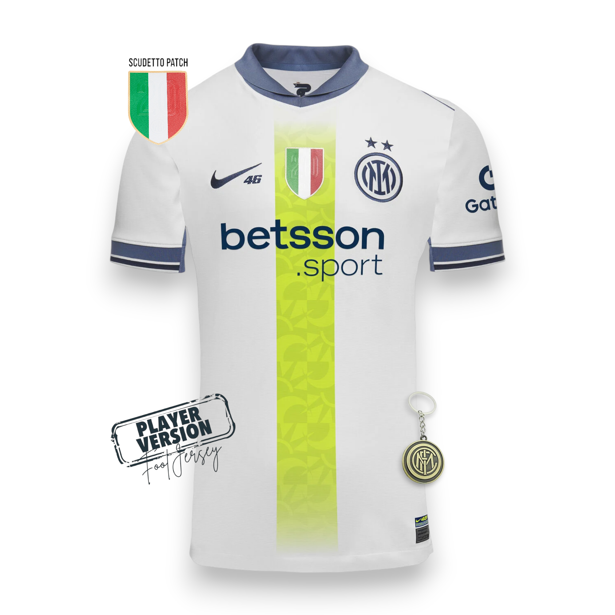 Inter Milan Away Jersey Special Edition Valentino Rossi #46 - Player Version