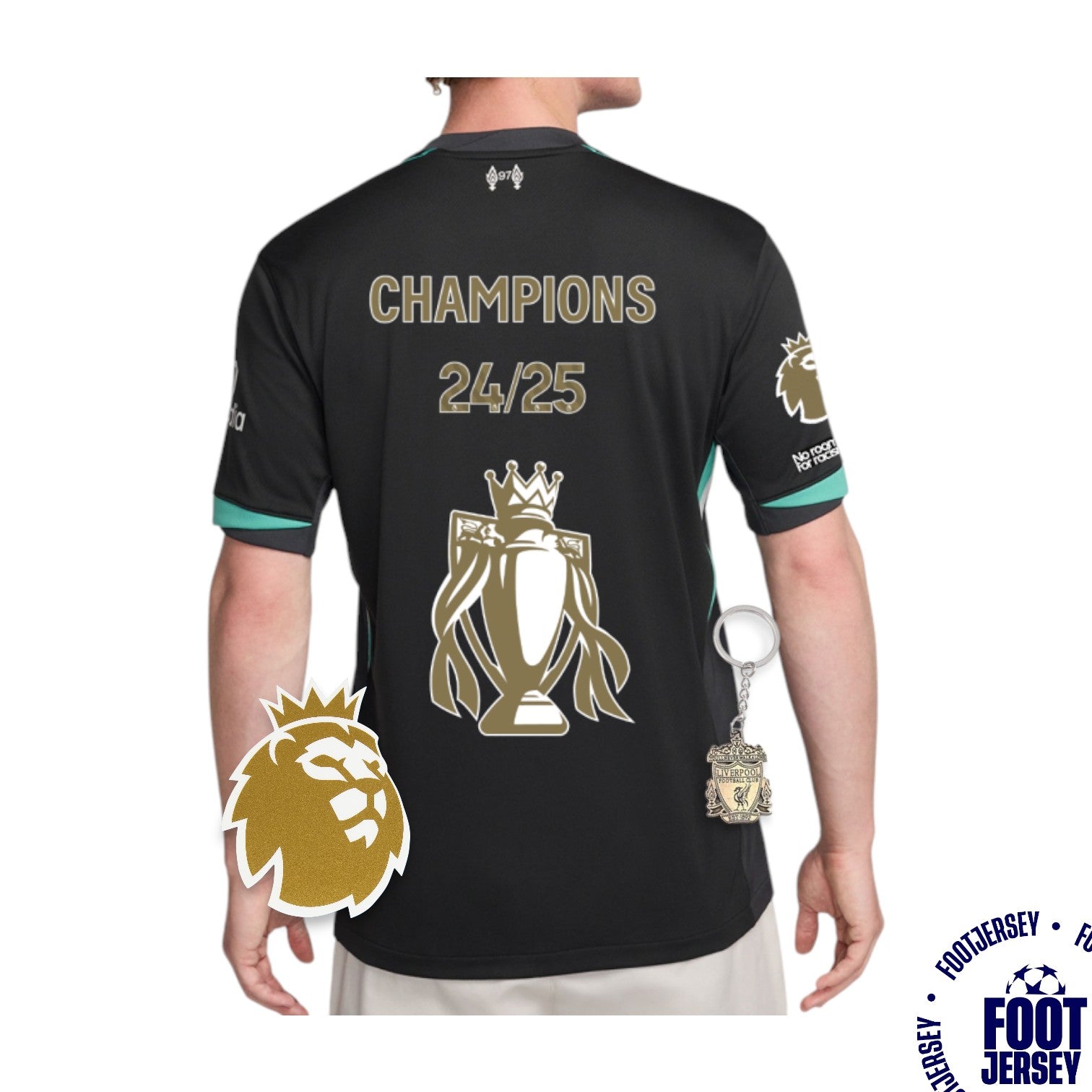 Liverpool Away Jersey 2024/2025 - CHAMPIONS