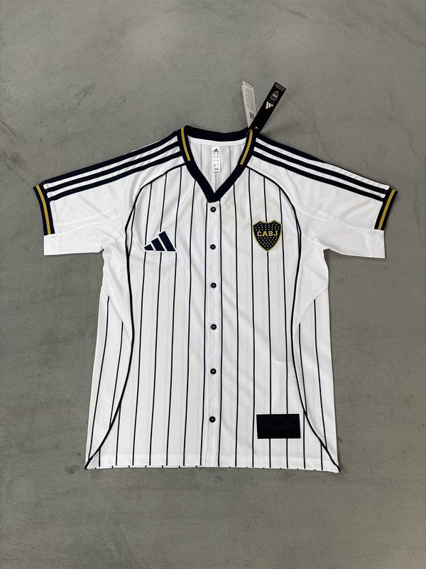 Boca Juniors US Pack Full-Button Baseball Jersey