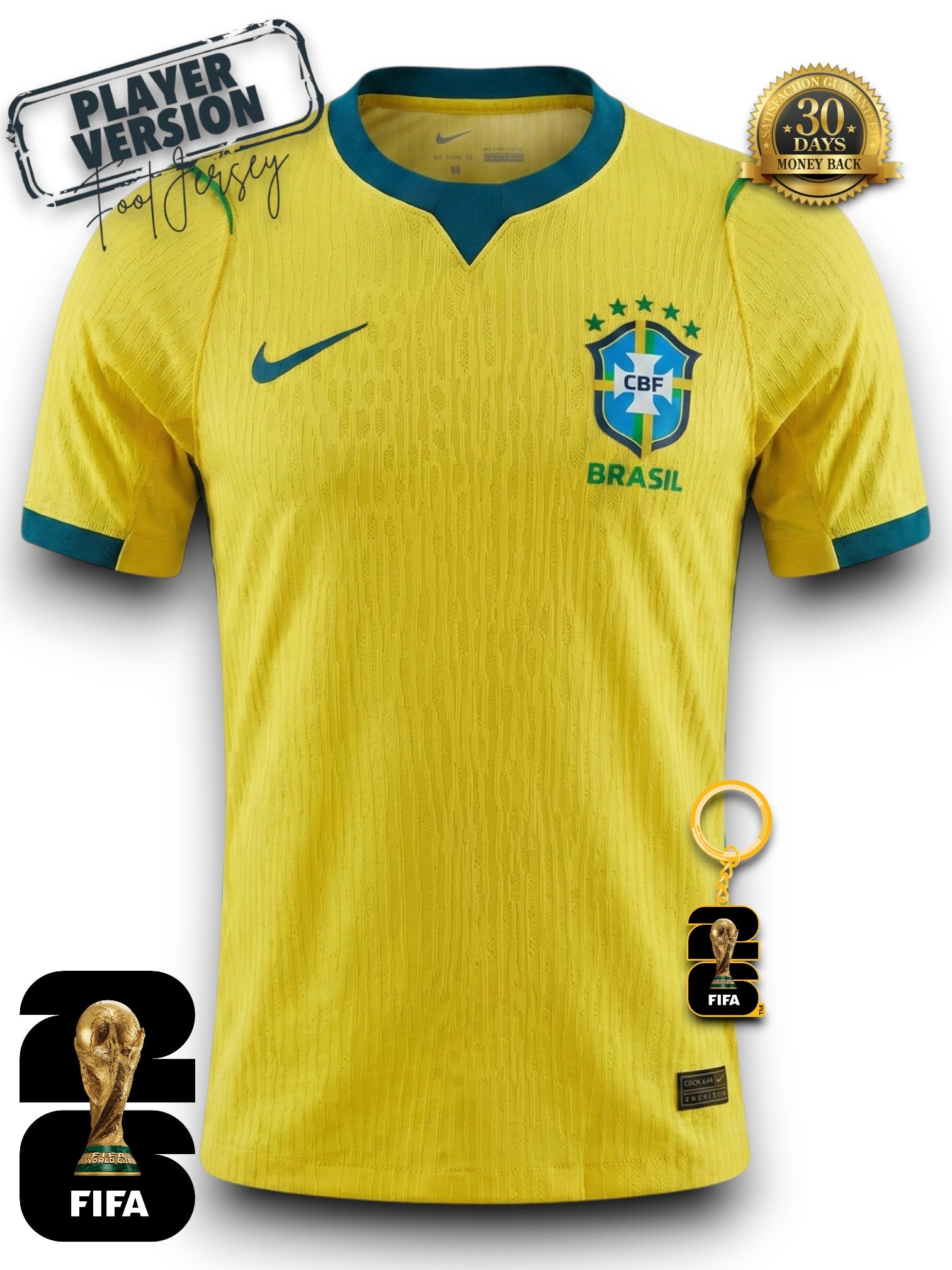 Brazil World Cup 2026 Jersey - Player Version