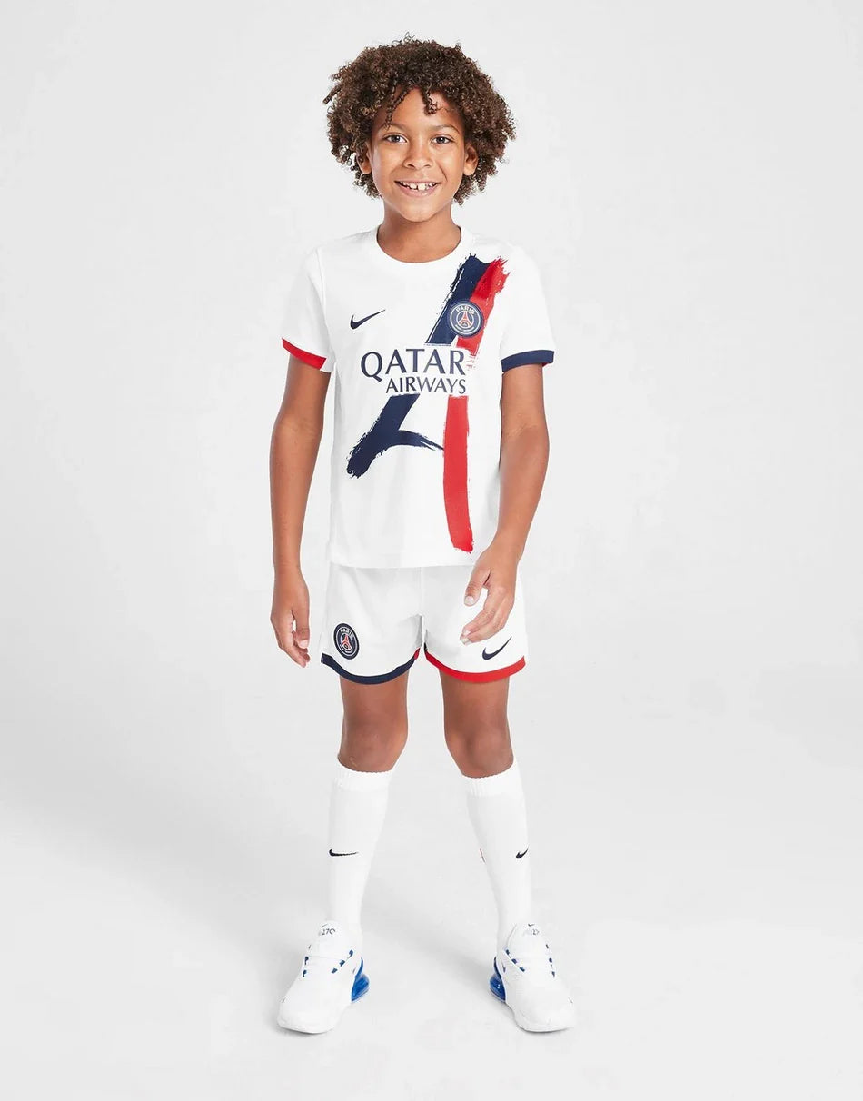 Kids Paris Saint Germain Away Kit 2025/26