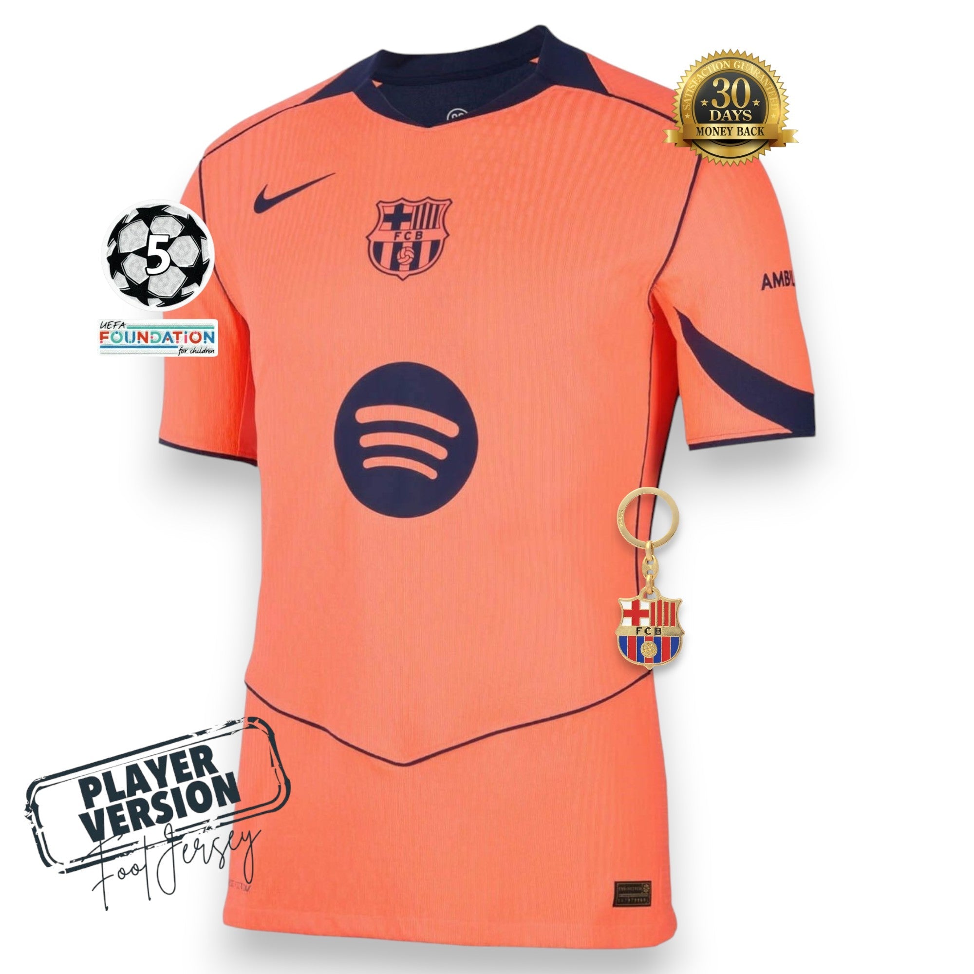 Barcelona Player Jersey Third 2025/26