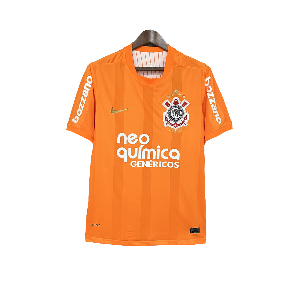Corinthians 2010 Goalkeeper Orange Jersey - Retro Version
