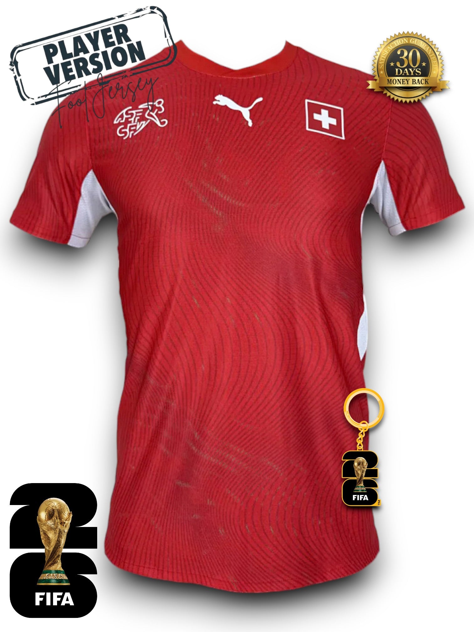 Switzerland World Cup 2026 Jersey - Player Version
