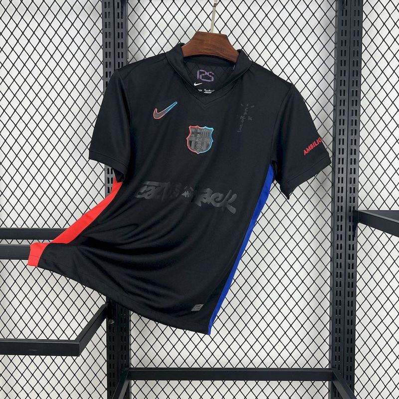 Barcelona Away Jersey X Travis Scott Black