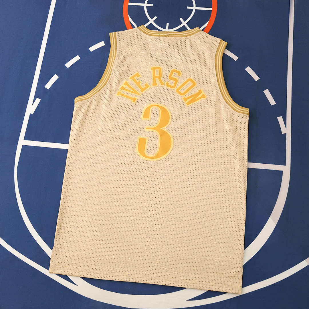 NBA Philadelphia 76ers Retro 3#IVERSON 2000/01