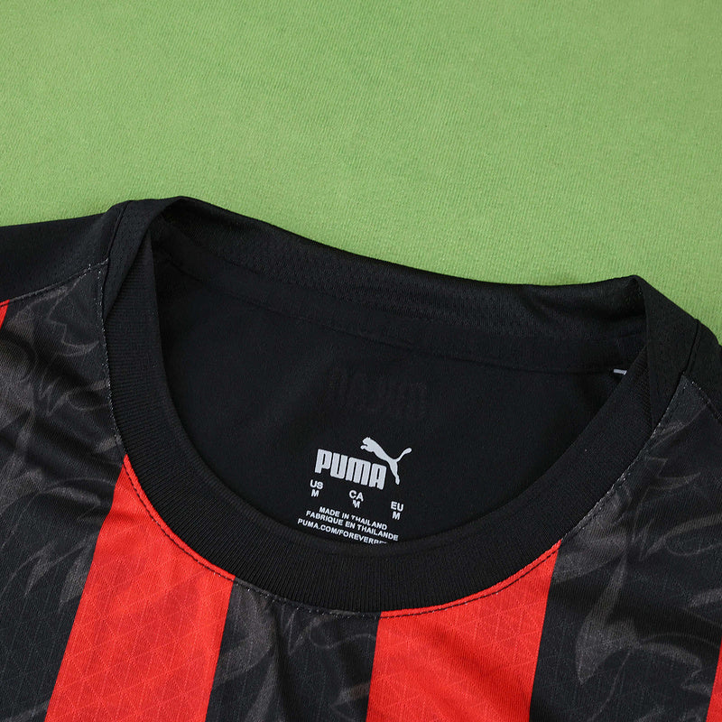 AC Milan Home Jersey 2025/26 Player Version - Long Sleeve