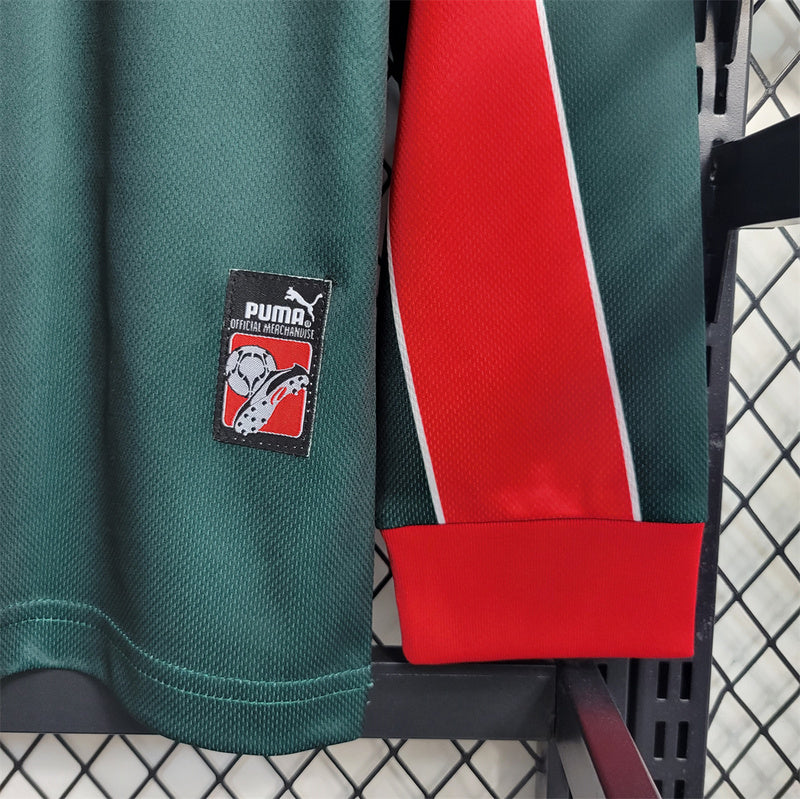 Morocco 1998 Away Green Retro Jersey - Long Sleeve
