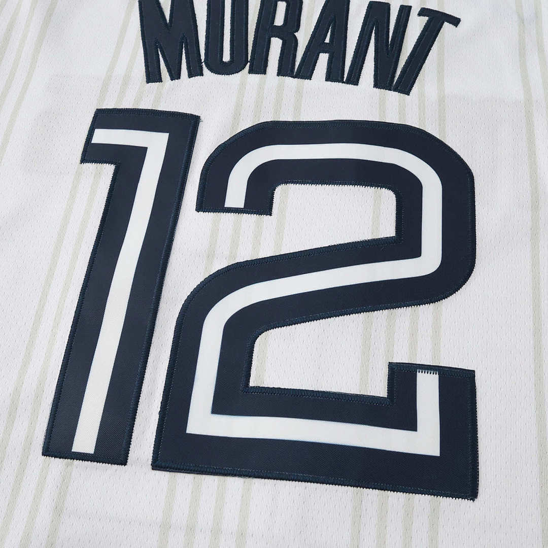 NBA Memphis Grizzlies White 12#MORANT 2025/26