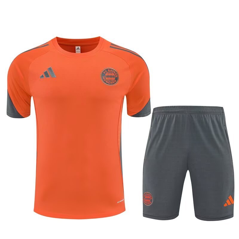 Bayern Munich Kit Training Jersey + Shorts 2025 Orange