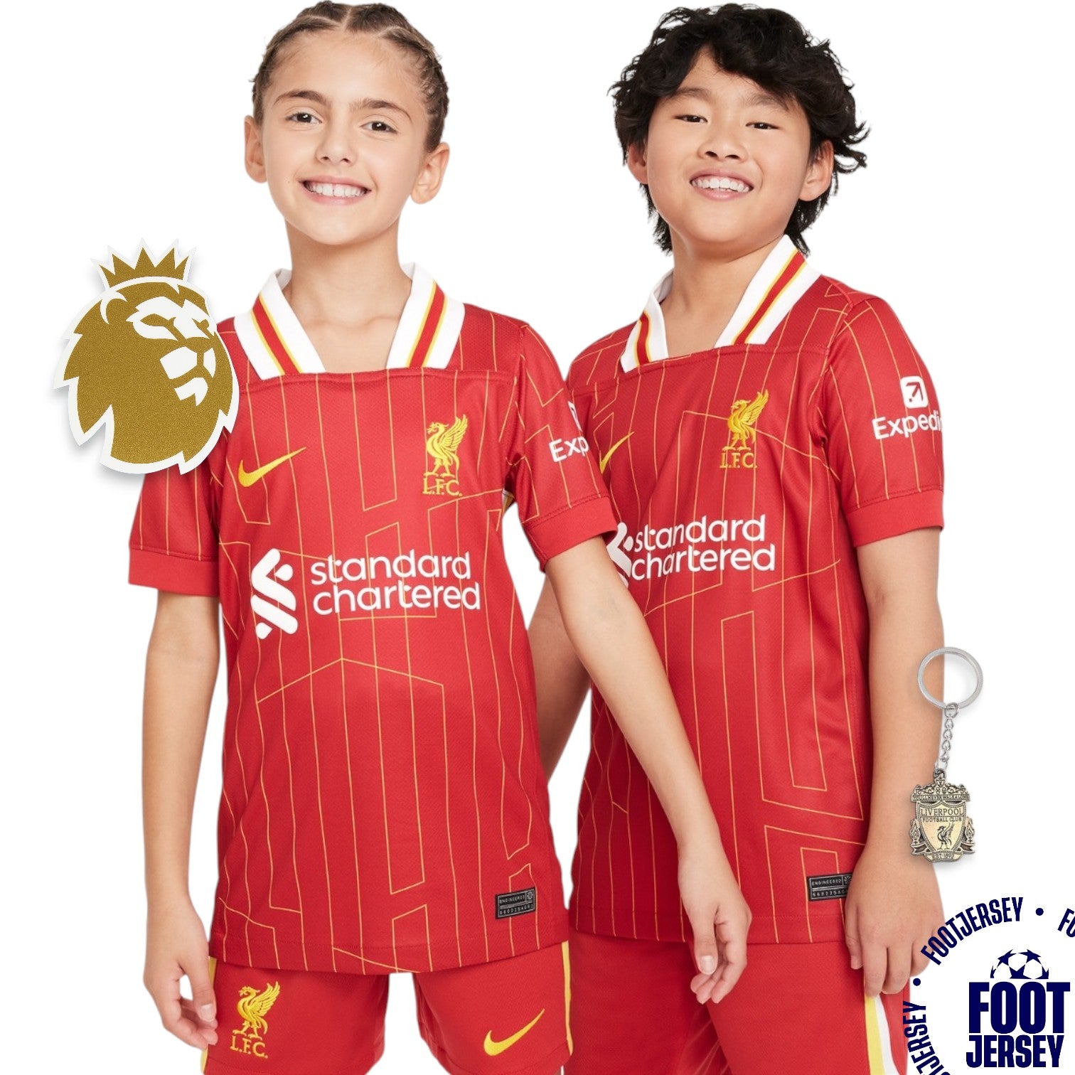 Kids Liverpool Home Kit 2024/2025 - CHAMPIONS #20