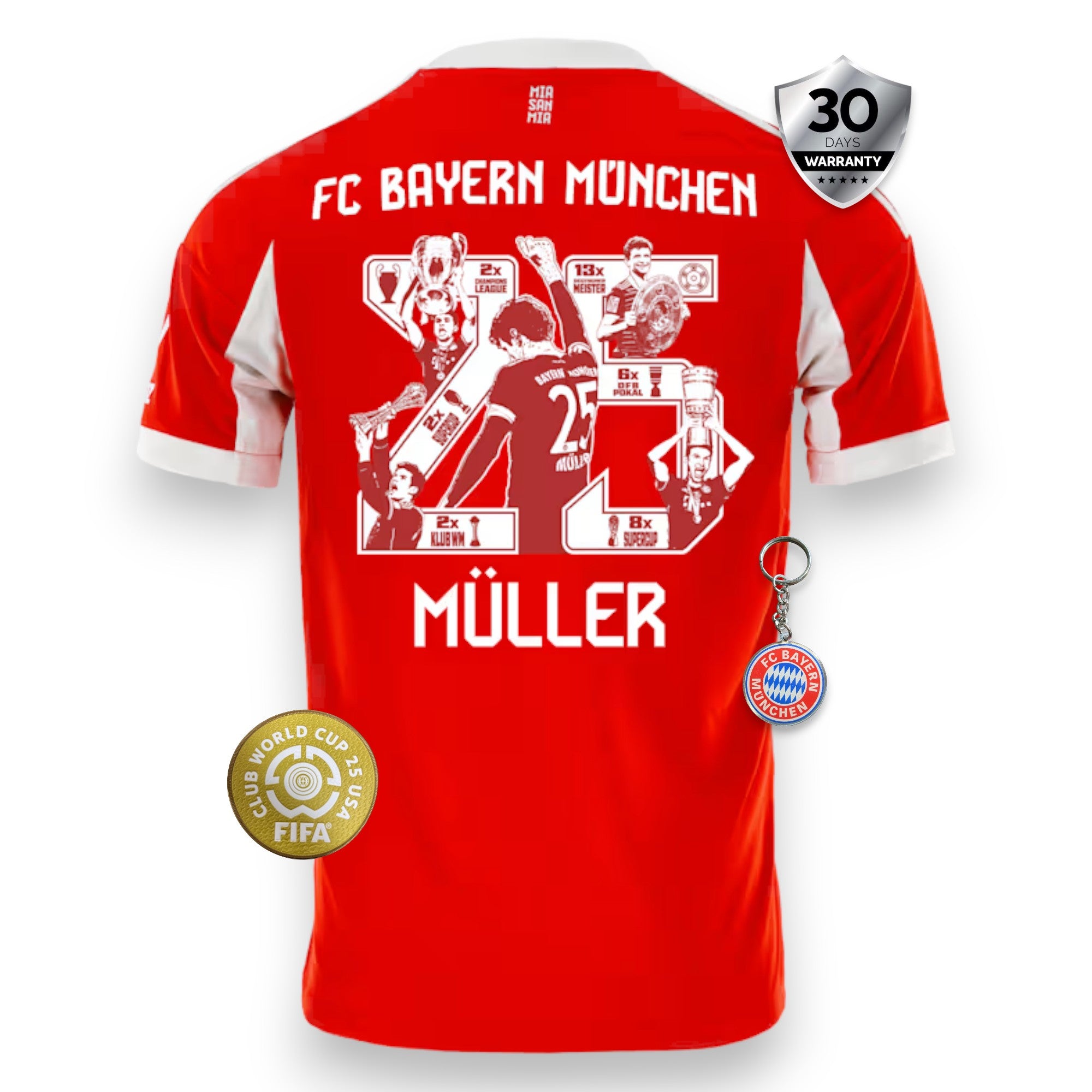 Bayern Munich Home Jersey 2025/26 - Müller Special Edition