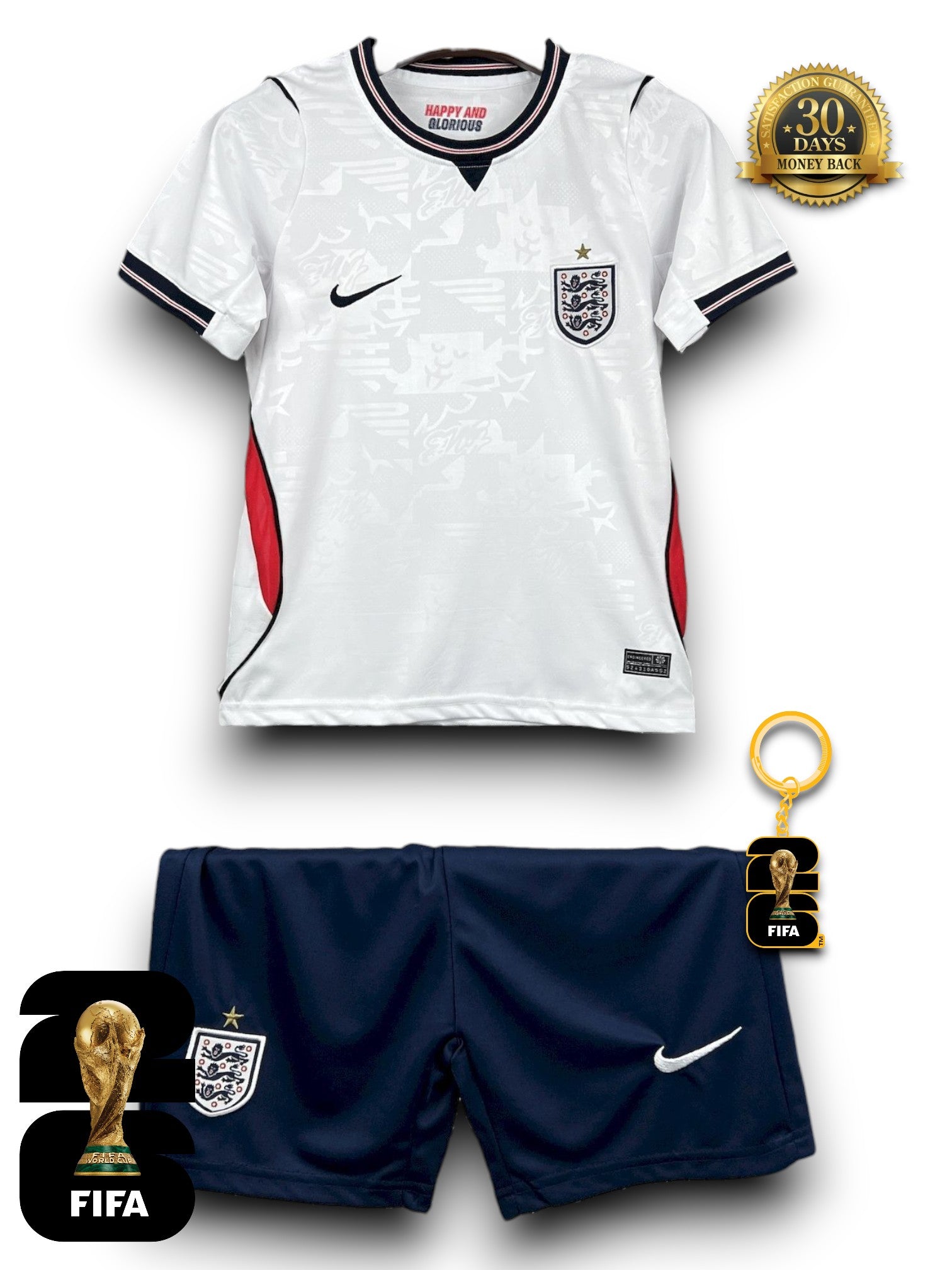Kit Kids England World Cup 2026 Jersey